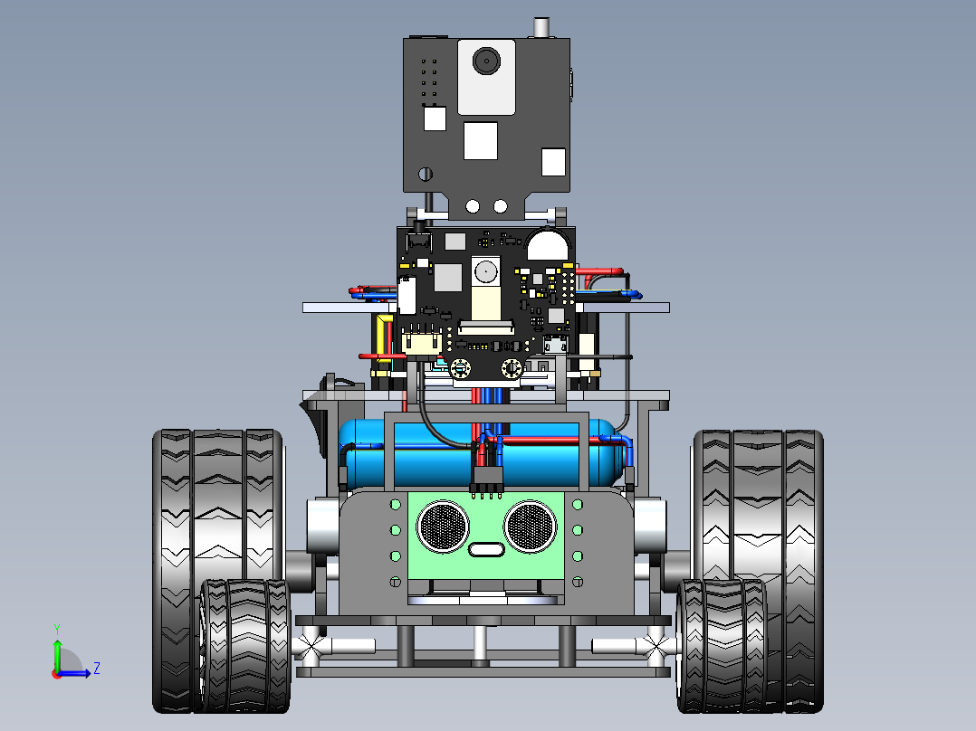 人工智能编程小车sw20可编辑左视图