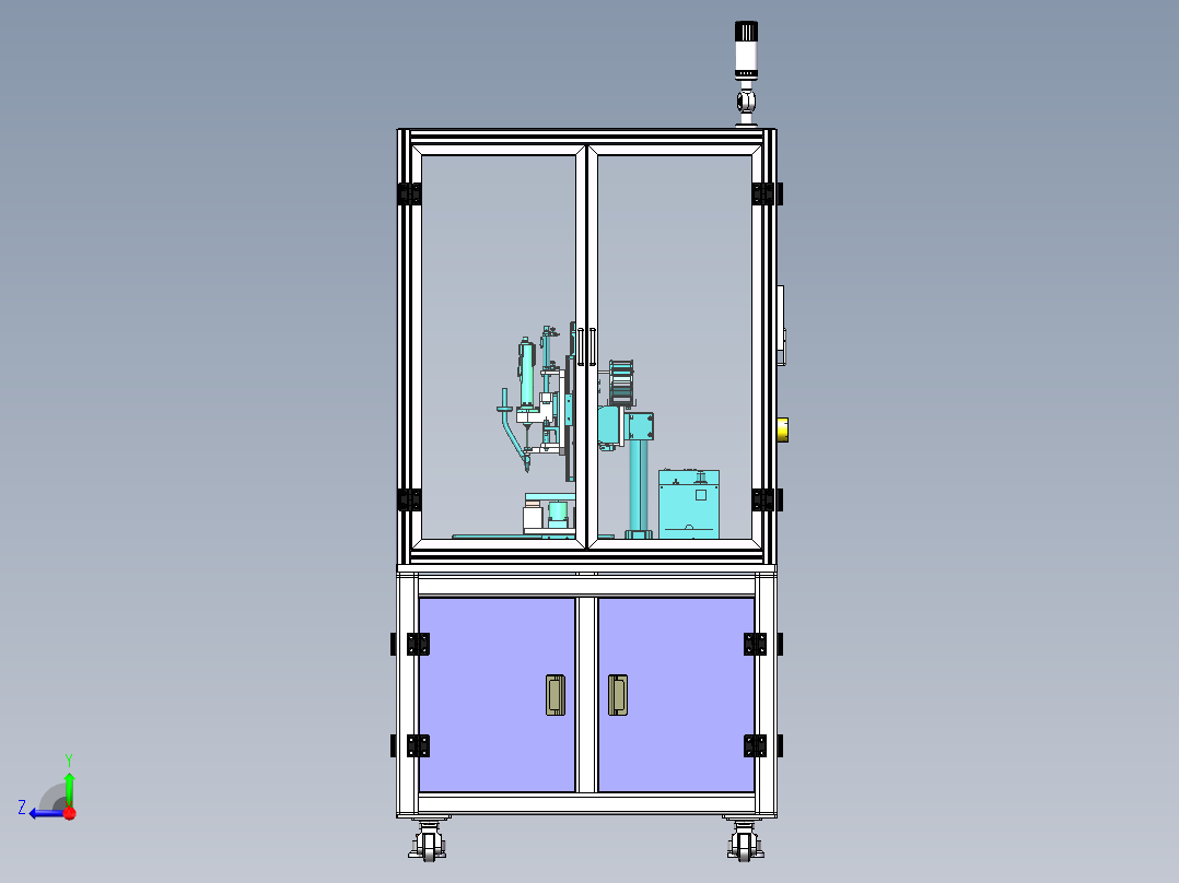 手机后盖打螺丝设备sw18右视图