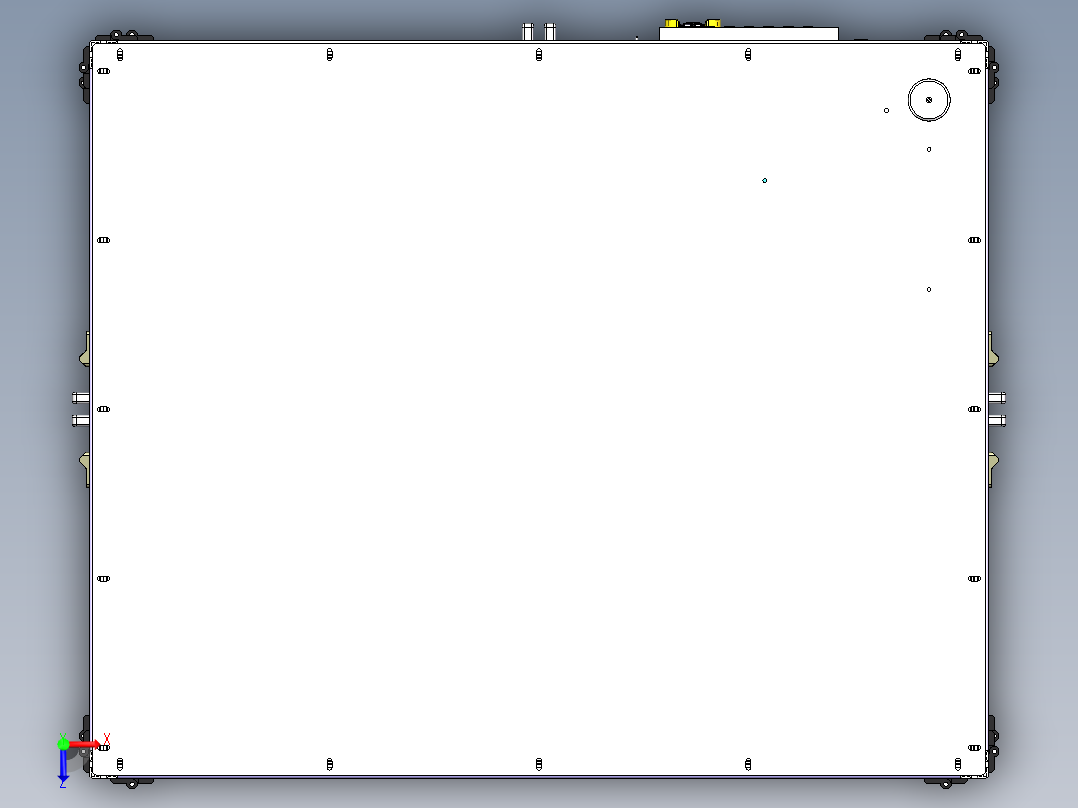 手机后盖打螺丝设备sw18俯视图
