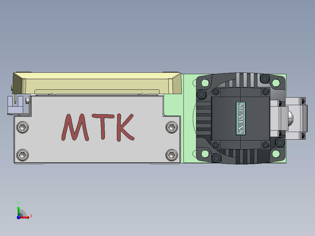 GTH内嵌丝杆全封闭GTH15-BR-750W前视图