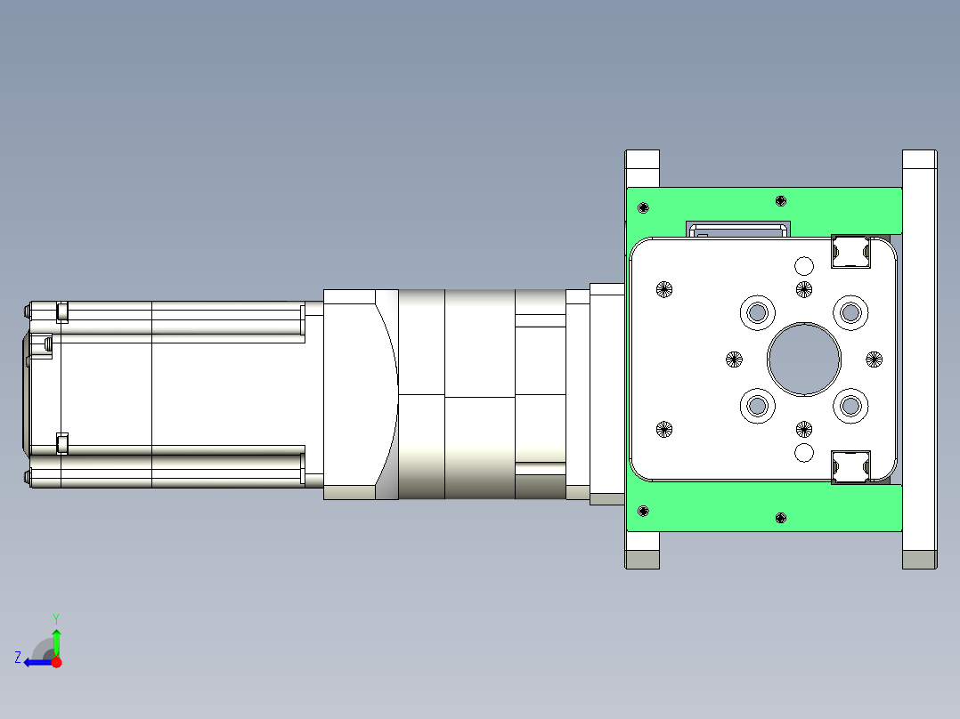 威洛博VG 系列模组VG8Z-L50π-S300-BC-ZP75B-C3-K右视图