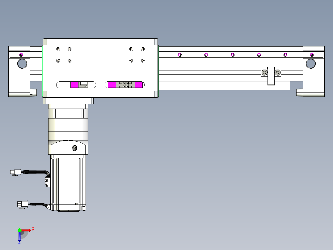 威洛博VG 系列模组VG8Z-L50π-S300-BC-ZP75B-C3-K俯视图