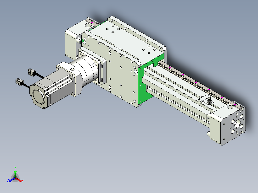 威洛博VG 系列模组VG8Z-L50π-S300-BC-ZP75B-C3-K正等轴测图