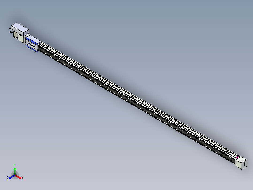 威洛博LB.GB同步带传动--欧规系列GB8-L96-S3200-BR-P75正等轴测图