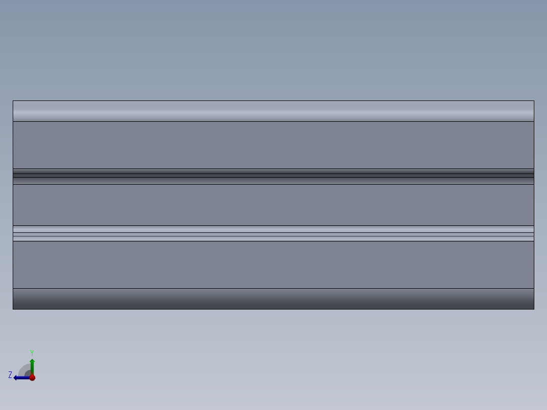 2080铝挤压型材右视图