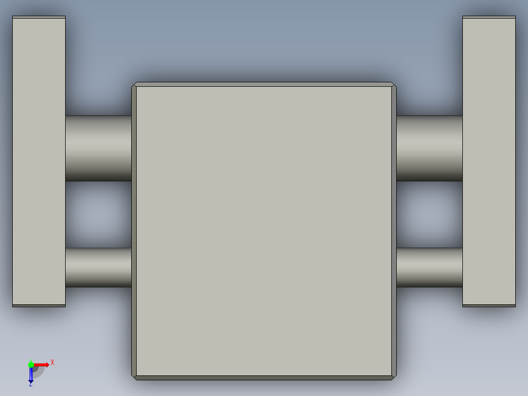 普通气爪PH06-12俯视图