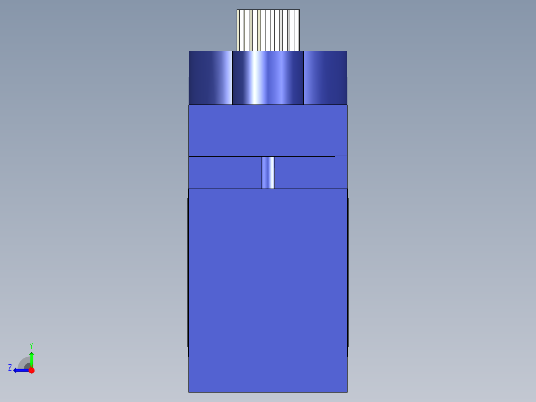 Servomotor伺服电机舵机SG90右视图