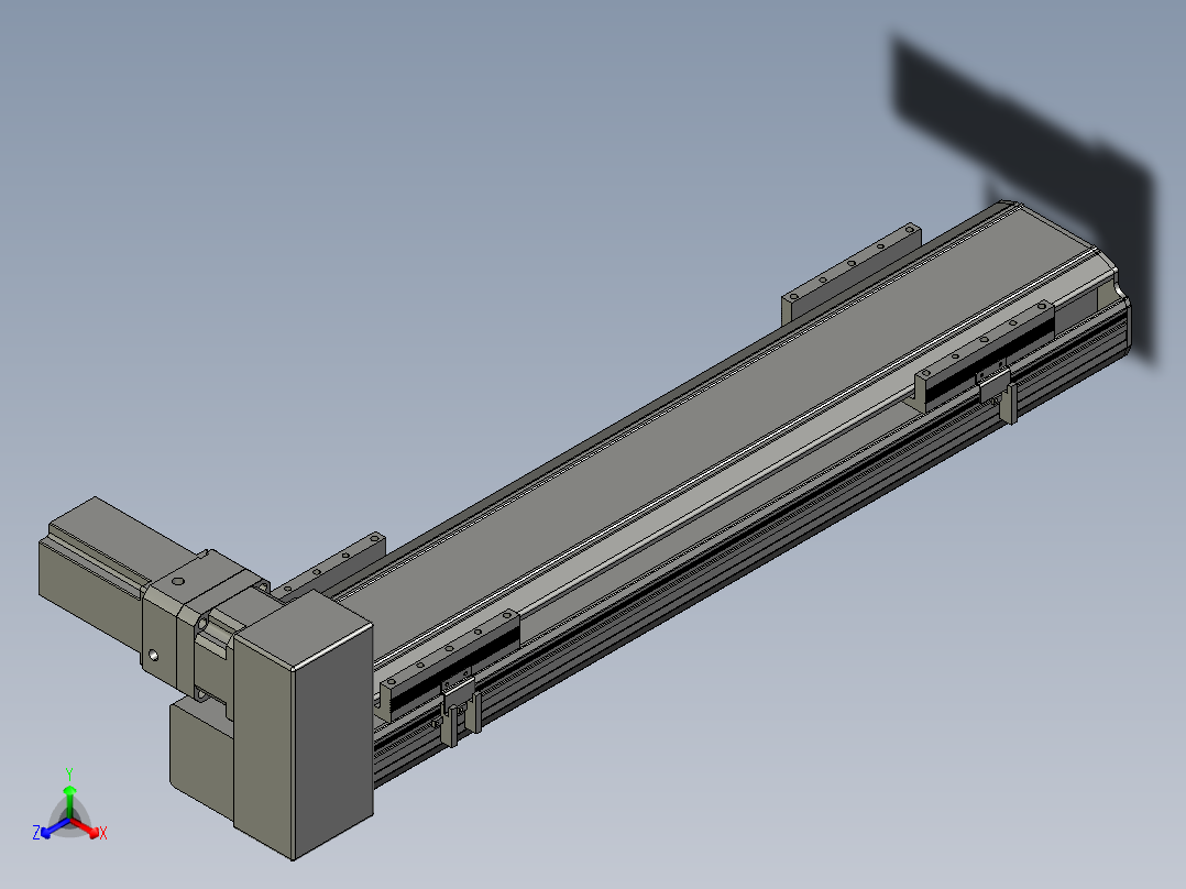 直线模组LHB17-L40-S600-RU设计图纸