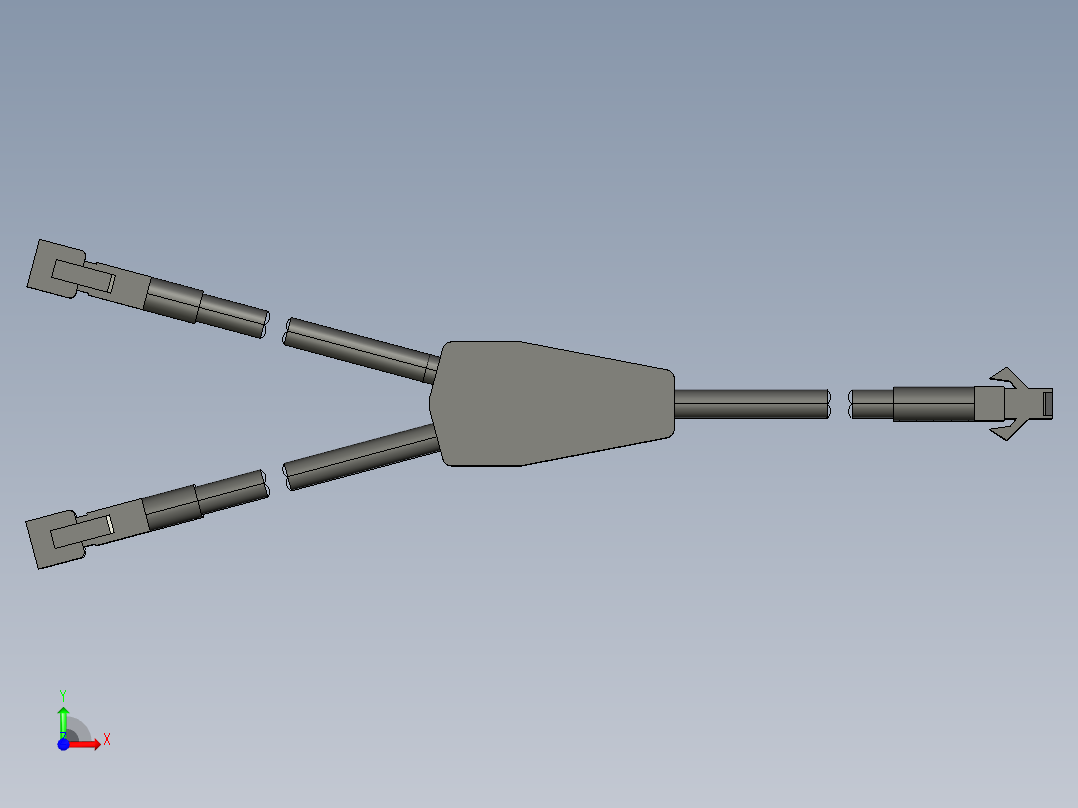 基恩士CA-D1W_kc图纸模型前视图