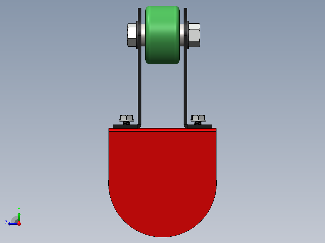门式起重机便携式无工具装配右视图