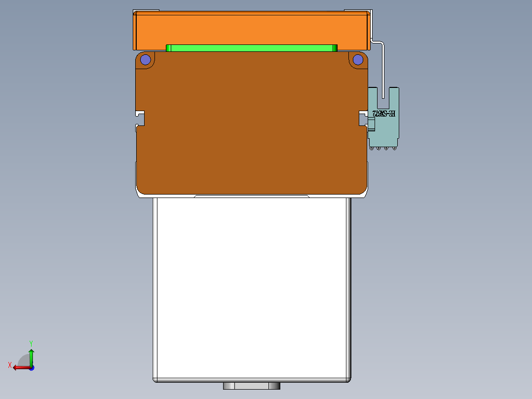 MCH丝杆全封闭MCH12-BM-100W后视图