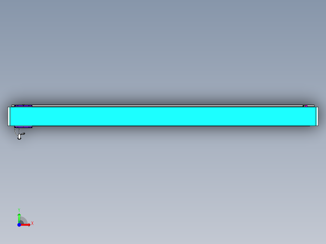 威洛博VL系列直线电机模组-VL17E2-S2500前视图