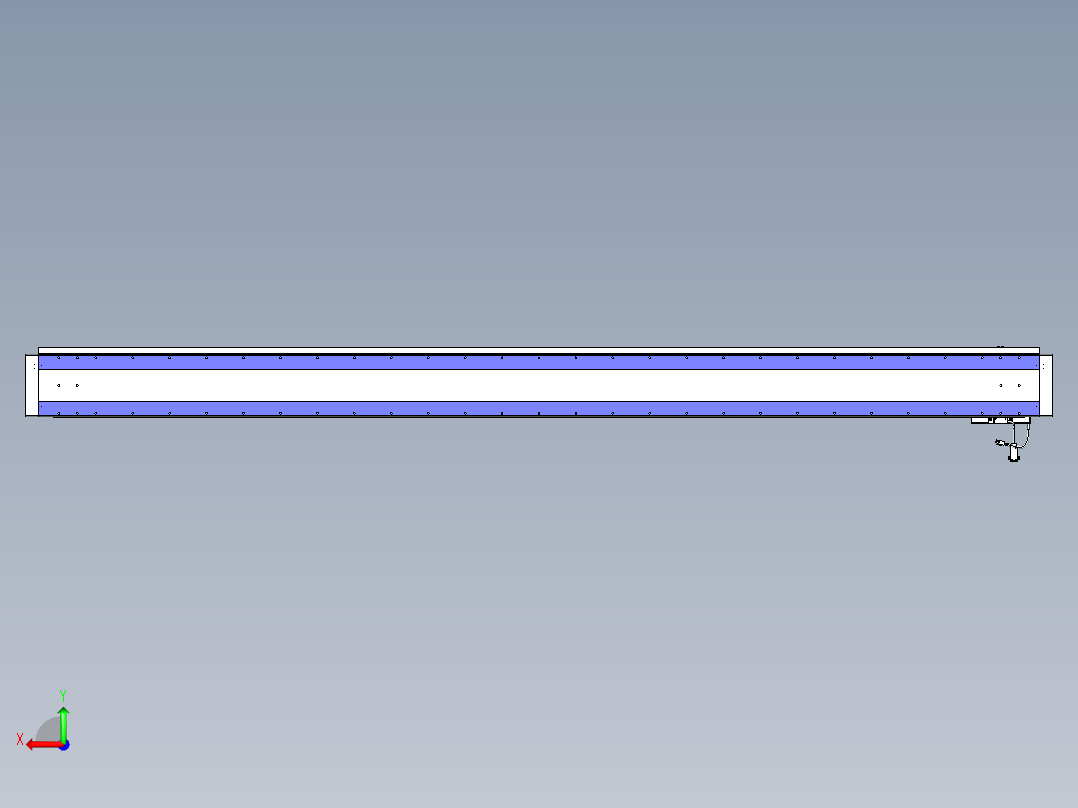 威洛博VL系列直线电机模组-VL17E2-S2500后视图
