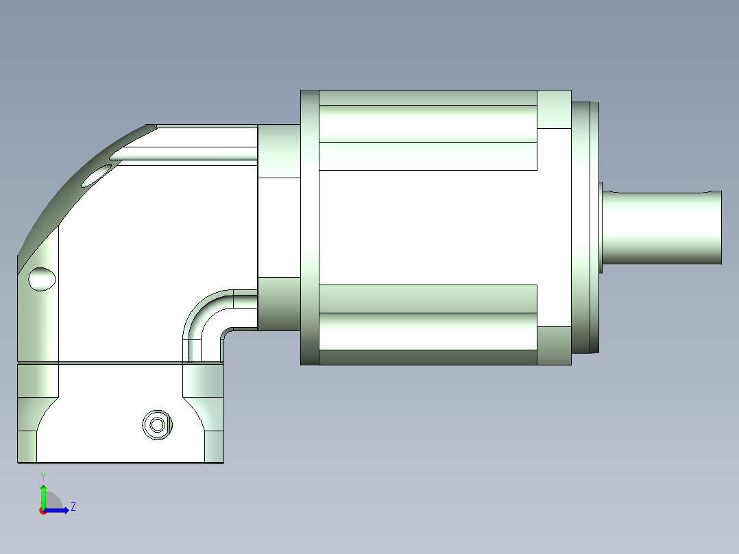 直齿ZPLX120-L3 19-70-90-M5.stp左视图