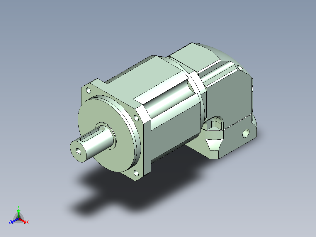 直齿ZPLX120-L3 19-70-90-M5.stp正等轴测图