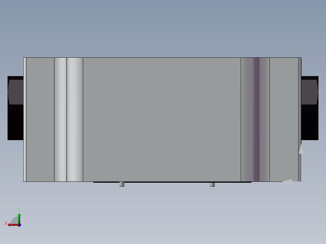力士乐液压阀-Z2S_16-1-5X叠加式液控单向阀后视图