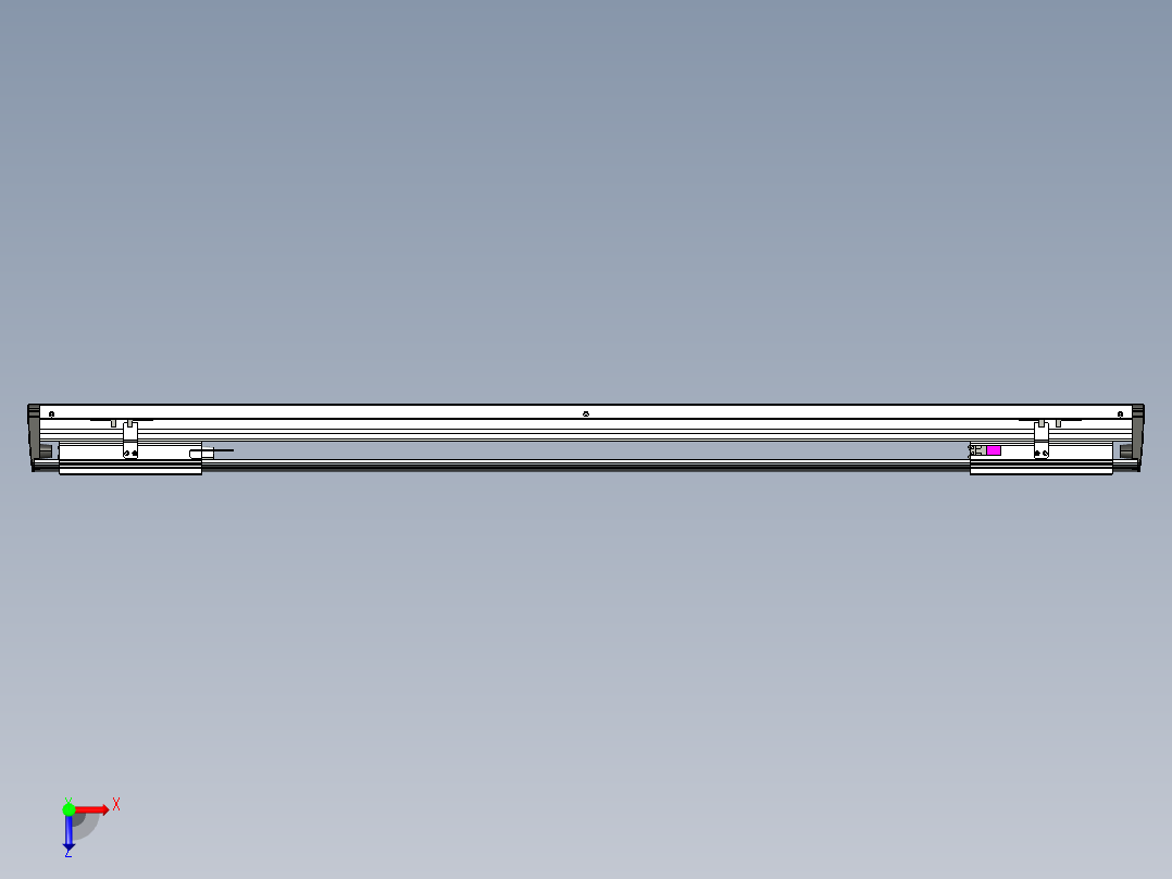 威洛博VL系列3d模型模组2VL17E2Y-S950俯视图