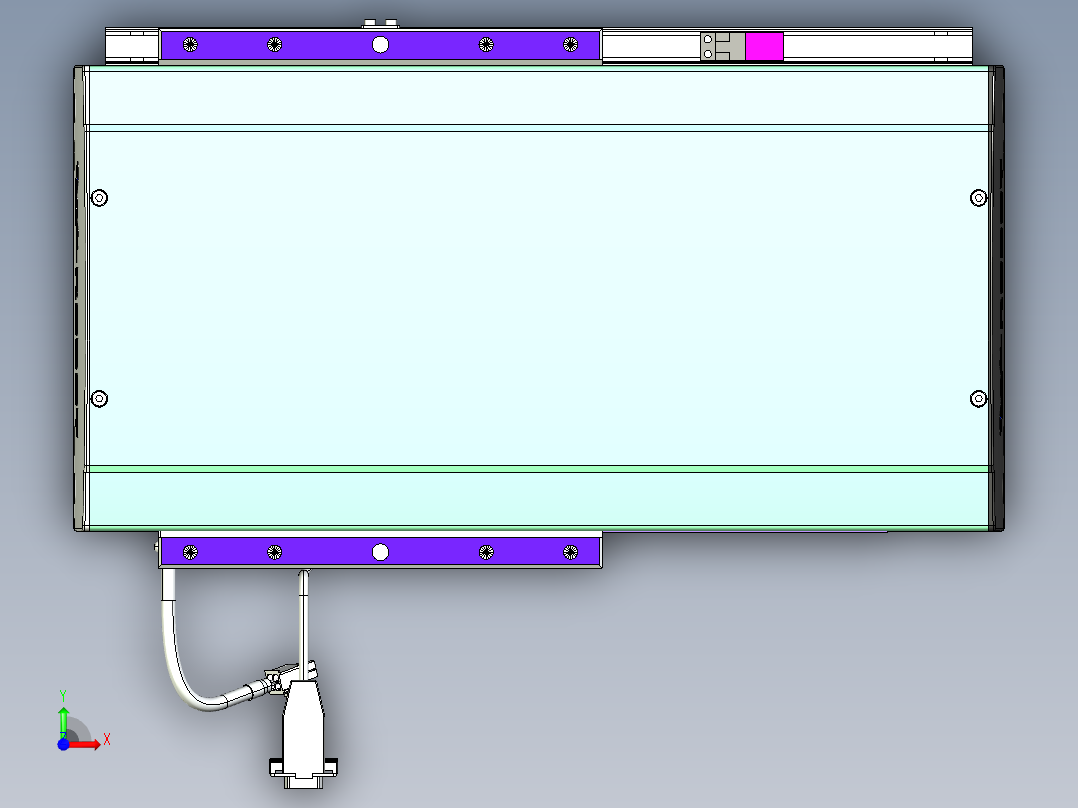 威洛博VL系列直线电机模组-VL22H3-S150前视图