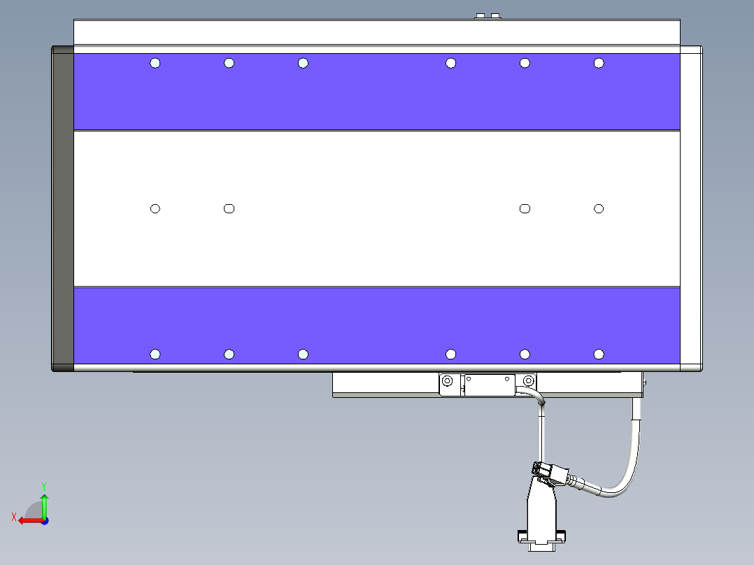 威洛博VL系列直线电机模组-VL22H3-S150后视图