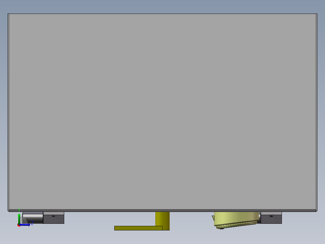 282018防火保险柜左视图