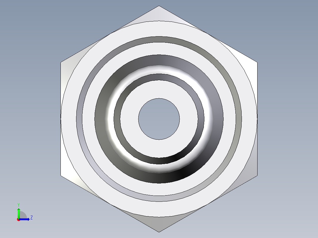 卡套式工业通用硬管接头EO_Distance_piece_adapter_DA08ZSCF左视图