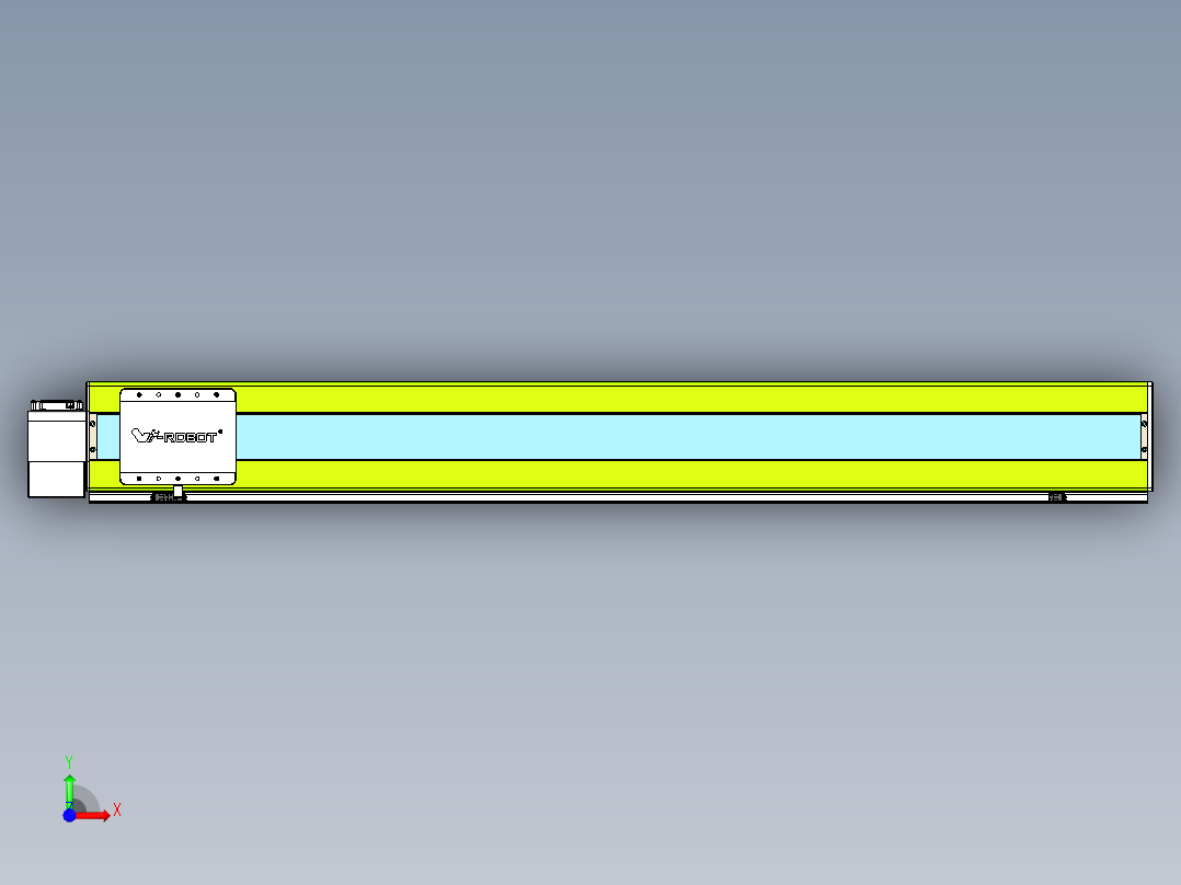威洛博VBC同步带传动一无尘环境VBC17-L45-S1350-BLD-ZP75-C3前视图