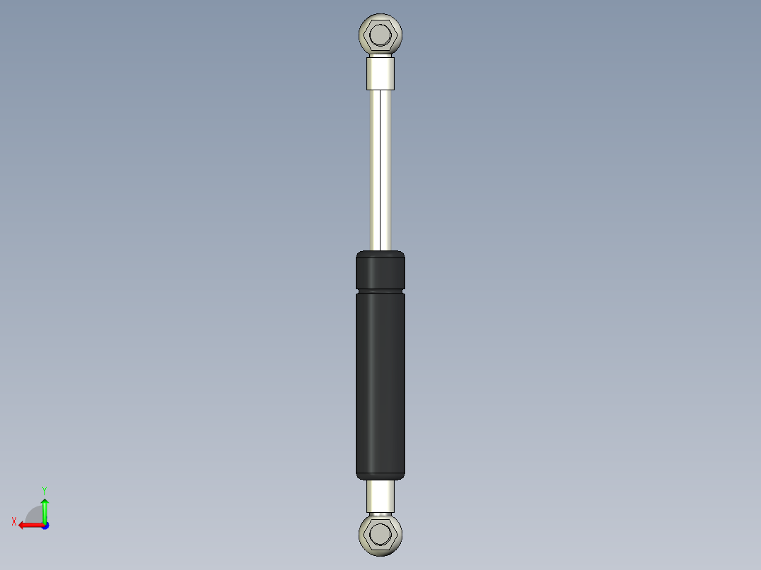 Q气压弹簧B310000025(5KG L185 和尚頭)后视图