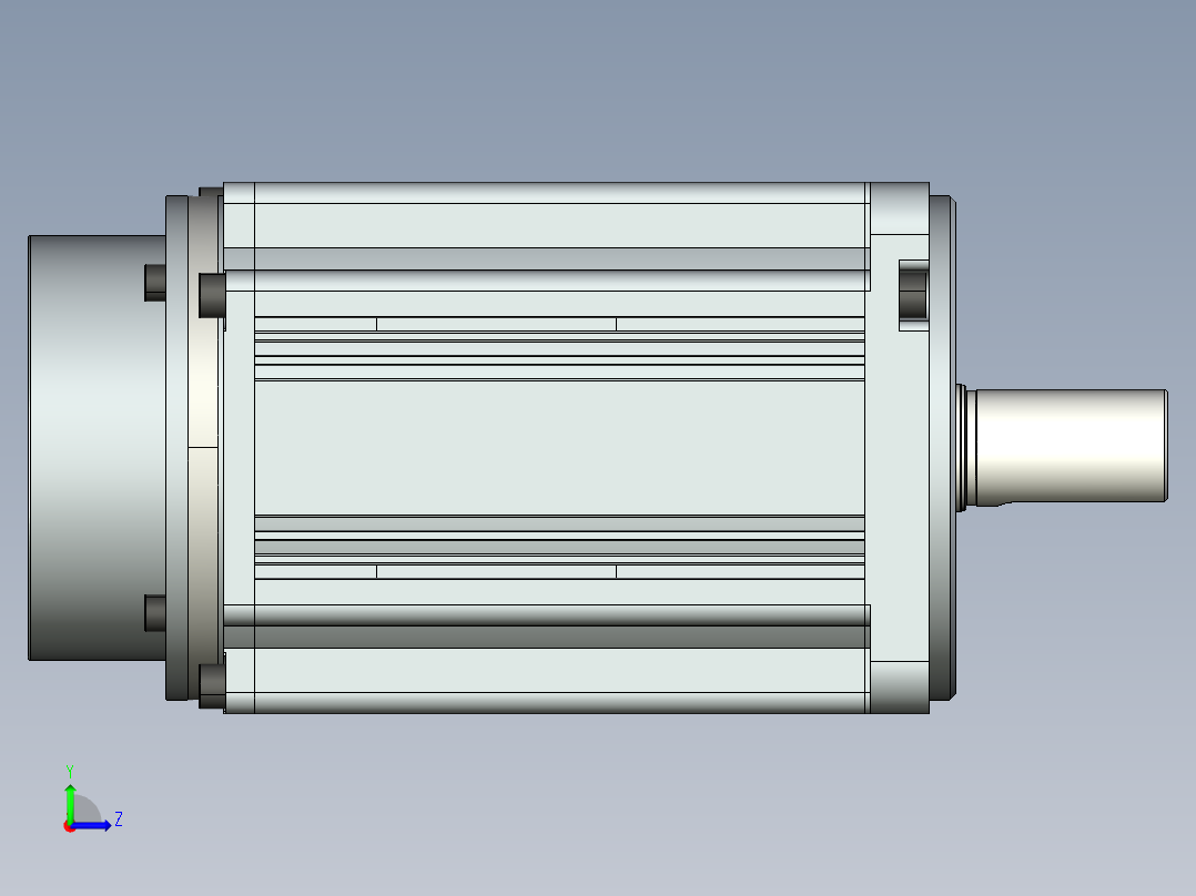 电机MS6S-100TL30BZ2-21P0.IGS左视图