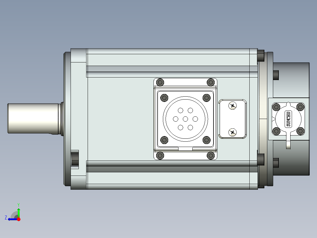 电机MS6S-100TL30BZ2-21P0.IGS右视图