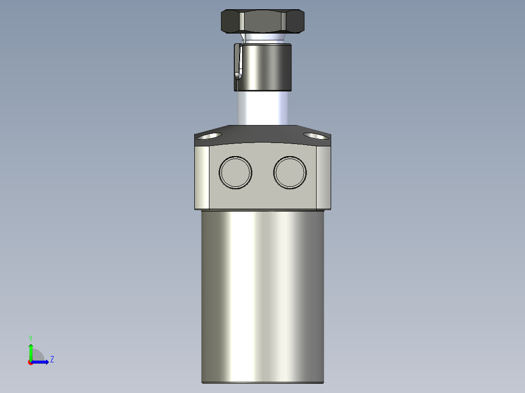 KOSMEKLHS0360-SL-Y60多系列多零件图纸模型左视图