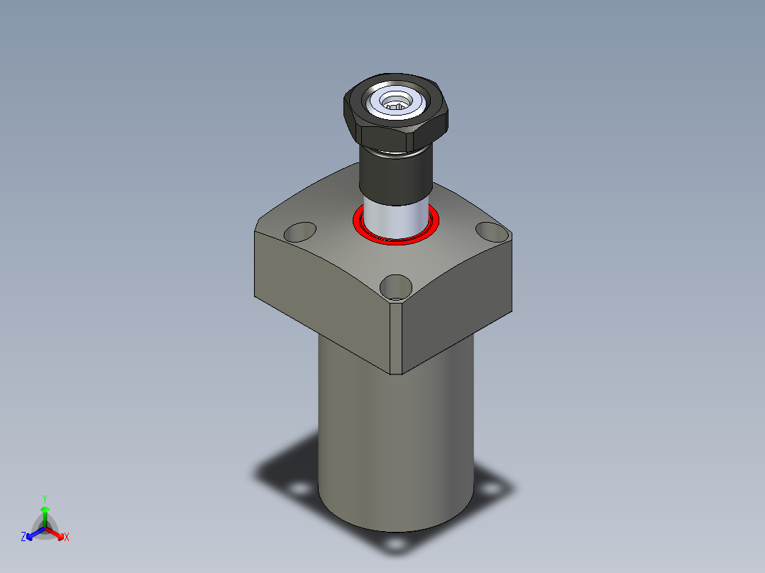KOSMEKLHS0360-SL-Y60多系列多零件图纸模型正等轴测图