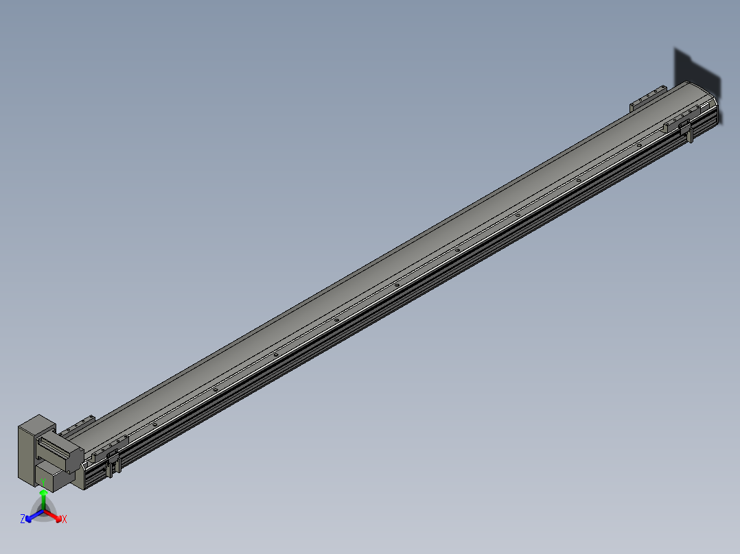 直线模组WG-LHB12-S1850-LU设计图纸