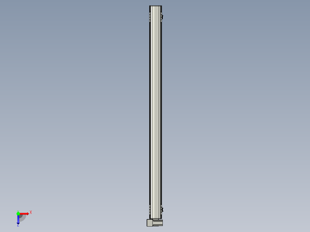 直线模组WG-LHB12-S1850-LU设计图纸俯视图