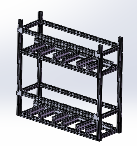铝型材工业展柜