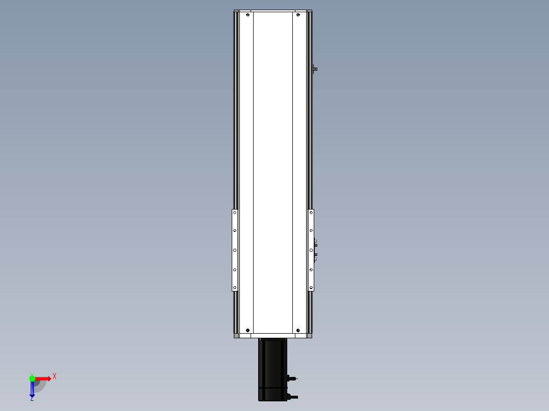 Toyo东佑达直线模组-ETH22-500-BC-750W+煞車俯视图