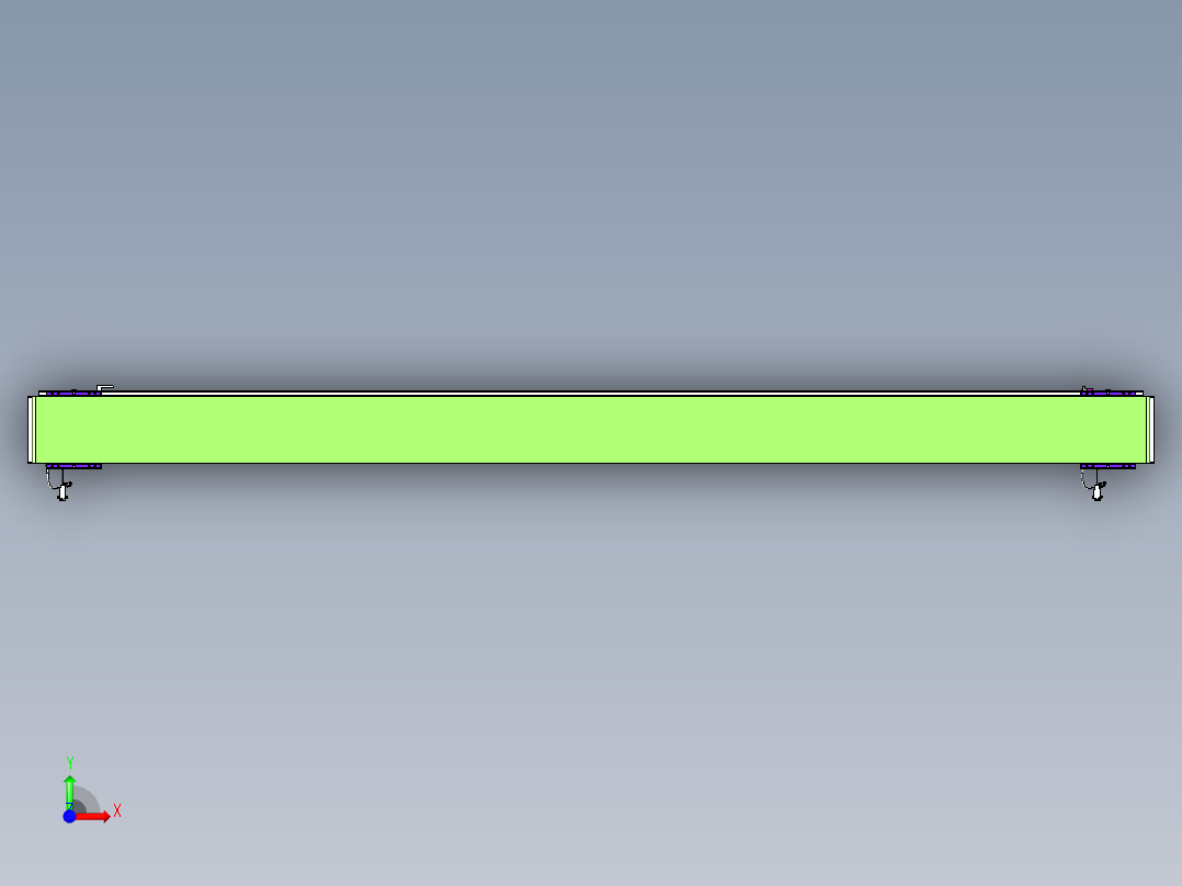 威洛博VL系列3d模型模组2VL22H2Y-S3200前视图