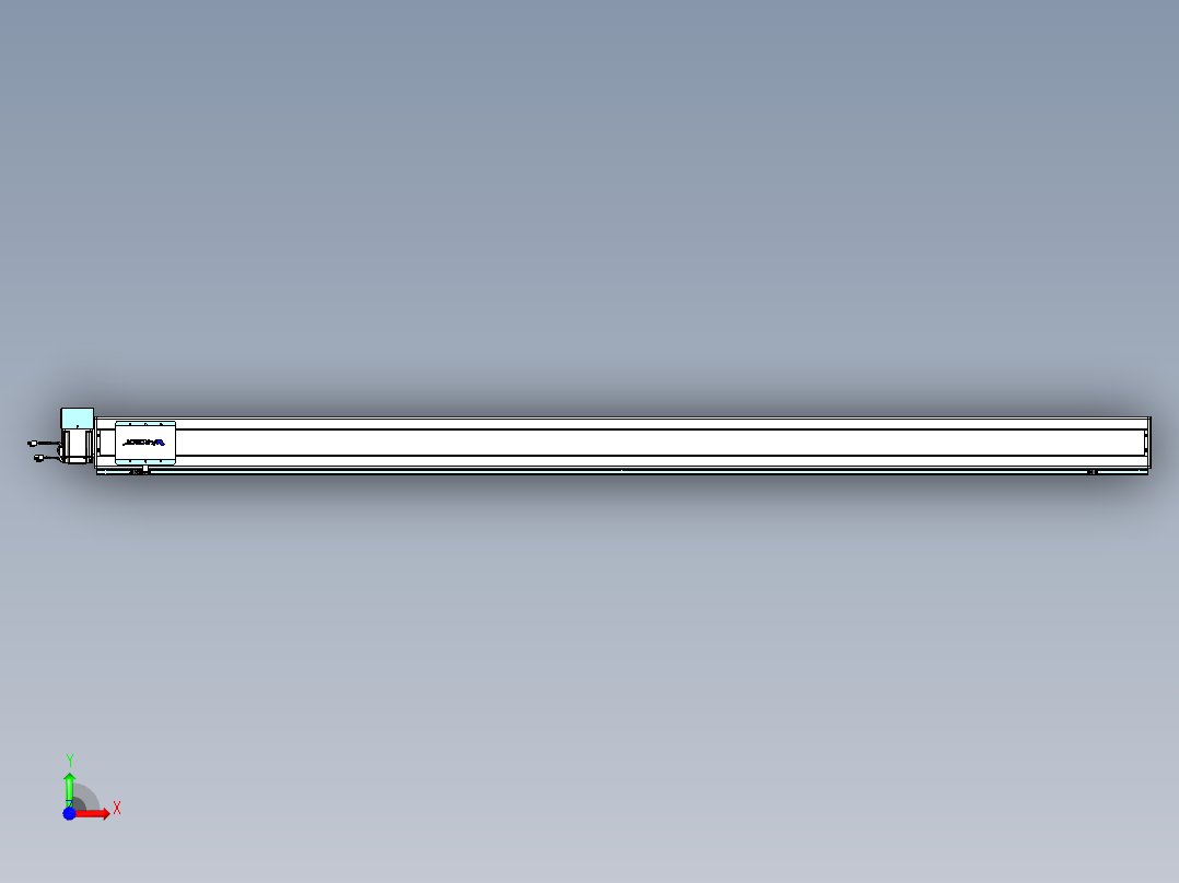 威洛博VBC同步带传动一无尘环境VBC14-L45-S2550-BRU-ZP75-C3前视图