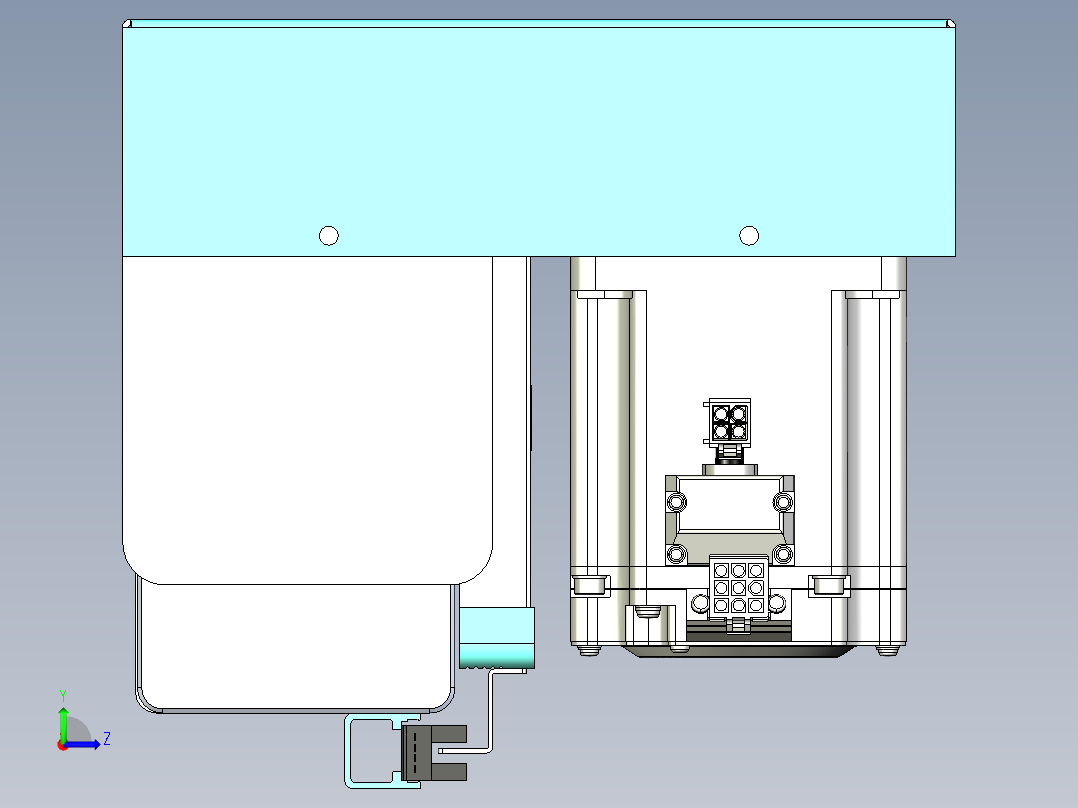 威洛博VBC同步带传动一无尘环境VBC14-L45-S2550-BRU-ZP75-C3左视图