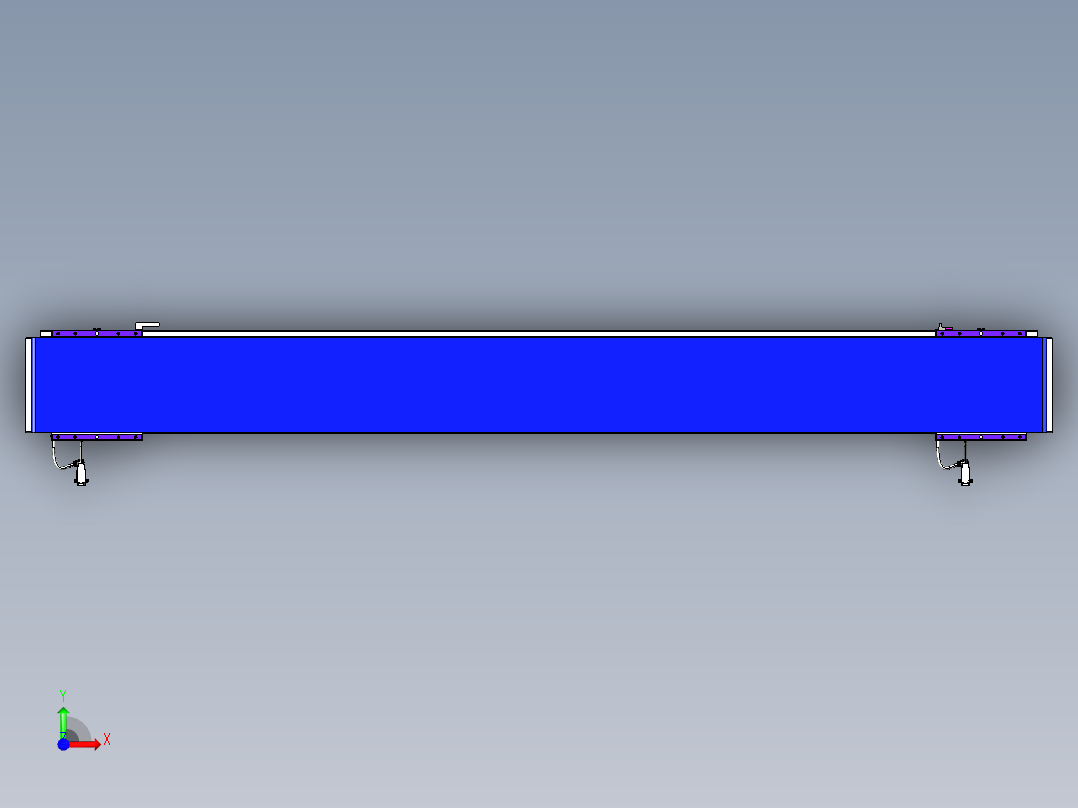 威洛博VL系列直线电机模组-2VL22H3-S1800前视图