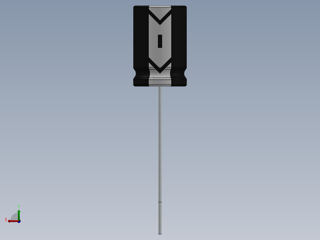 电容器 二极管 电阻器-Capacitor 330uF-25V后视图