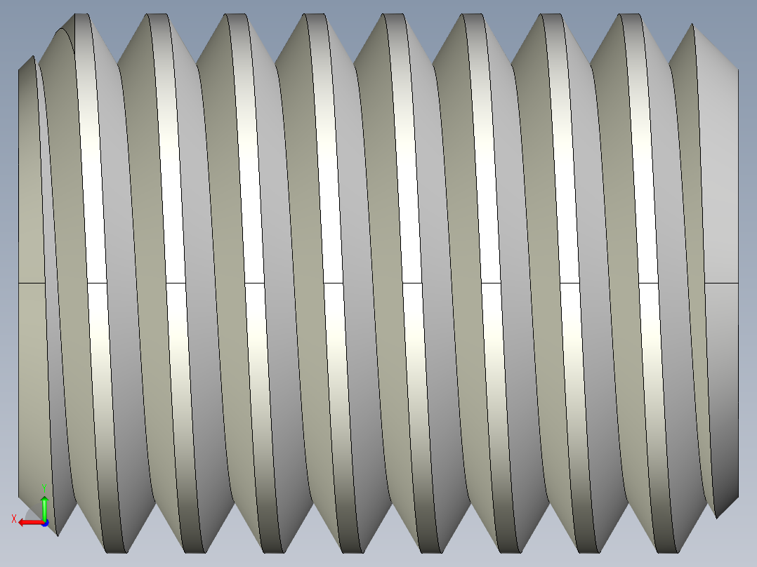 DIN 913-ISO 4026 固定螺钉-M12 L=16.STEP后视图