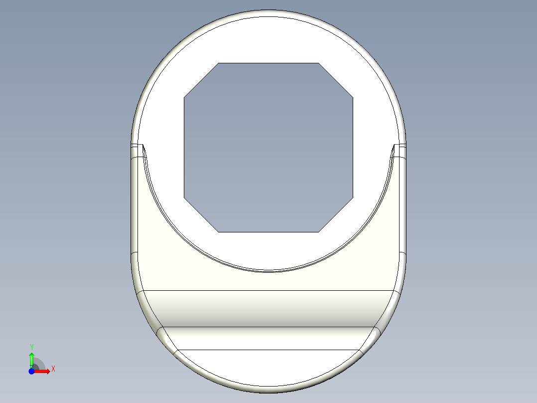 鎖(內六角型)5572-3D多系列多零件图纸模型前视图