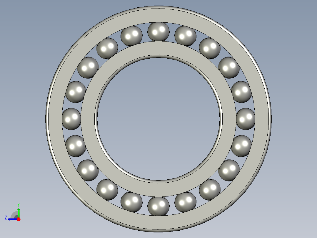 深沟球轴承6213右视图