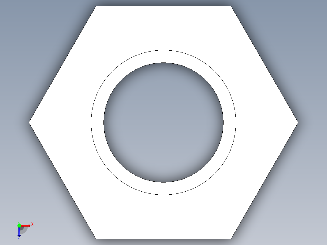 聚氯乙烯配件16-Sch80_ReducerBushing_SxSPIG_837-291_2.5in x 1.5in俯视图