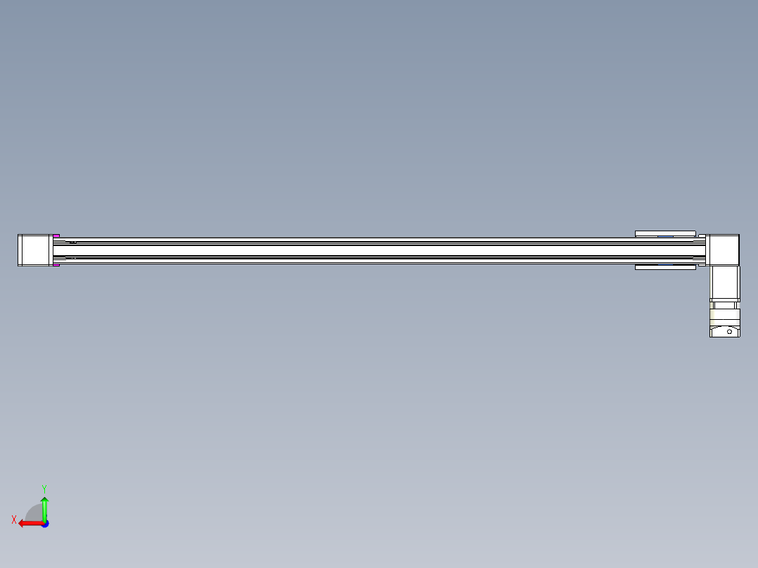 威洛博LB.GB同步带传动--欧规系列GB8-L192-S1700-BL-P75-K后视图
