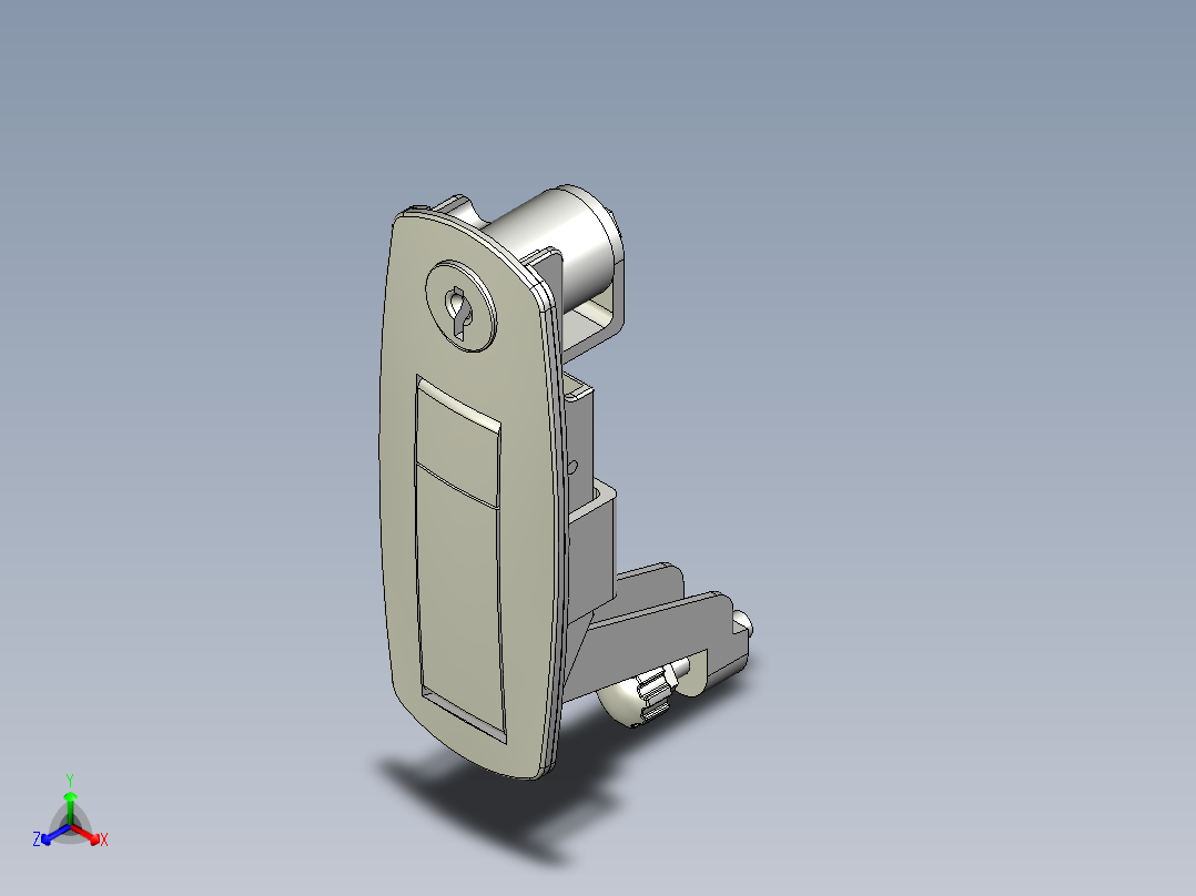 壓縮式把手5571-3D多系列多零件图纸模型正等轴测图