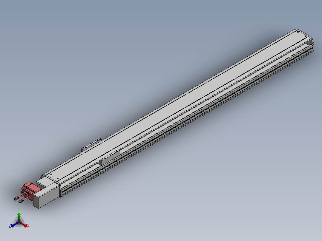 精密模组MT170-L125-1800-R-M75-C4正等轴测图