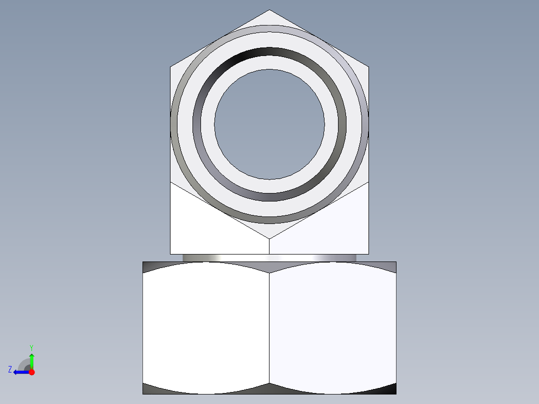 卡套式工业通用硬管接头EO_Swivel_nut_branch_tee_ET25SOMDCF右视图