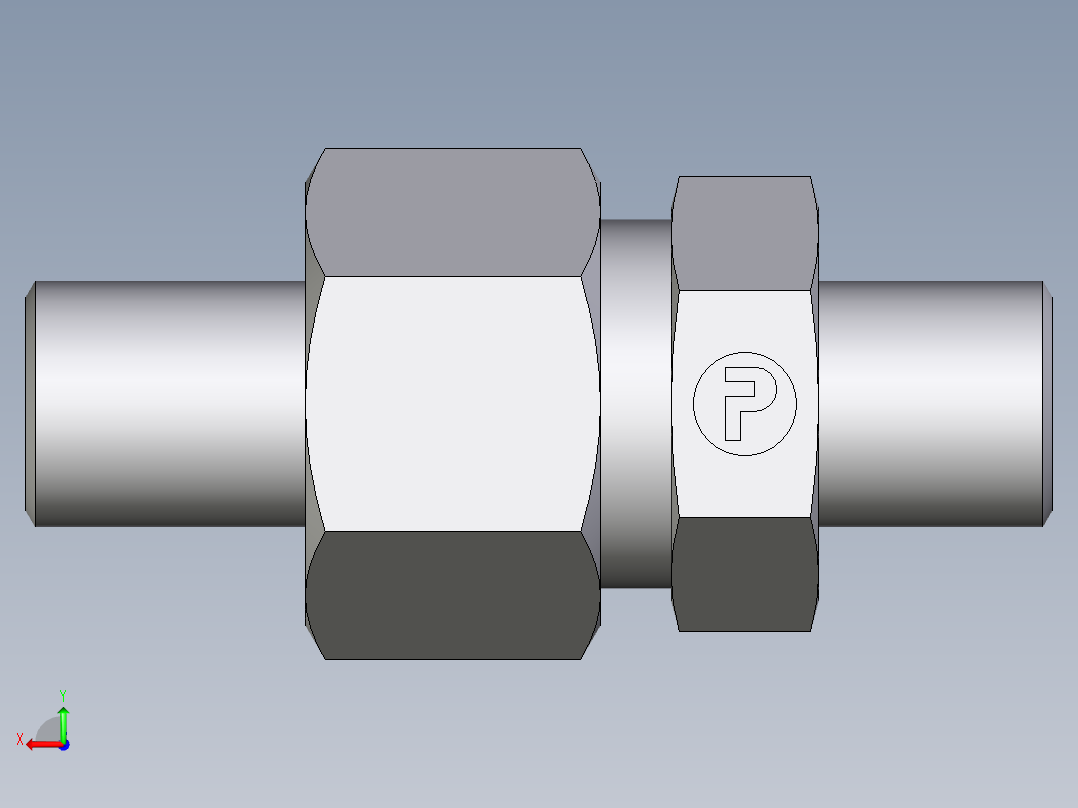 卡套式工业通用硬管接头EO_Weld_fitting_for_tubes_ASK620X2S后视图