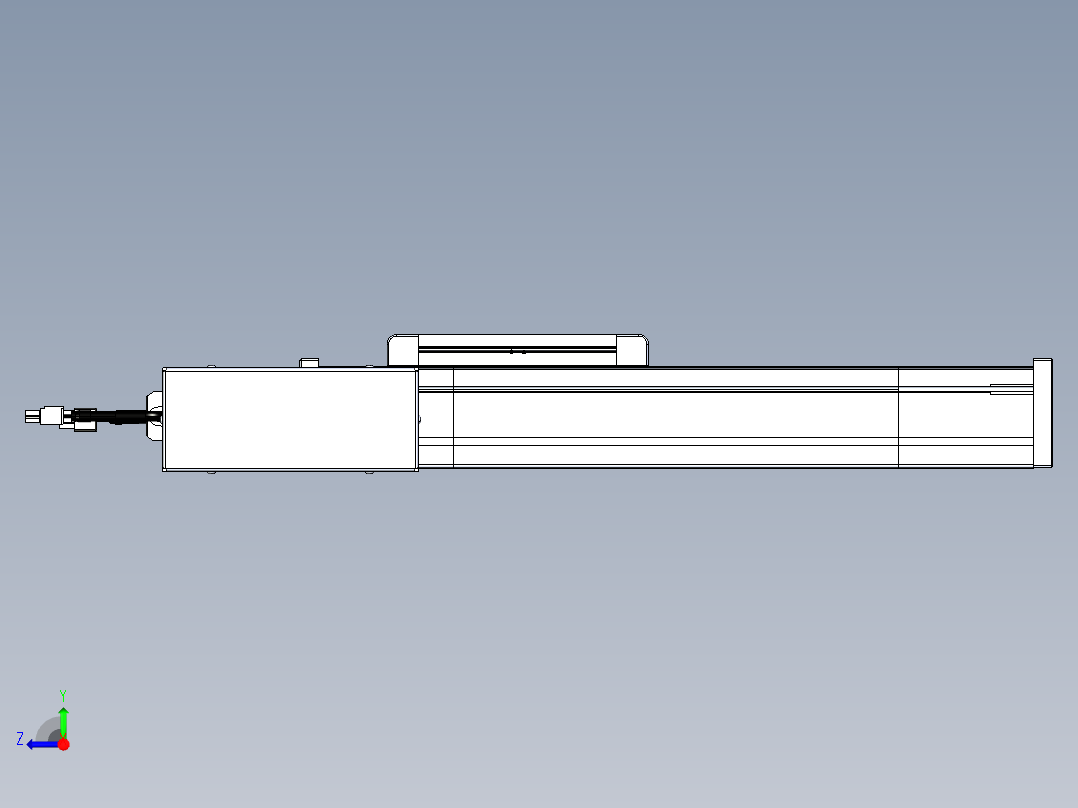 威洛博LB.GB同步带传动--欧规系列LB6A-L65-S200-BL右视图